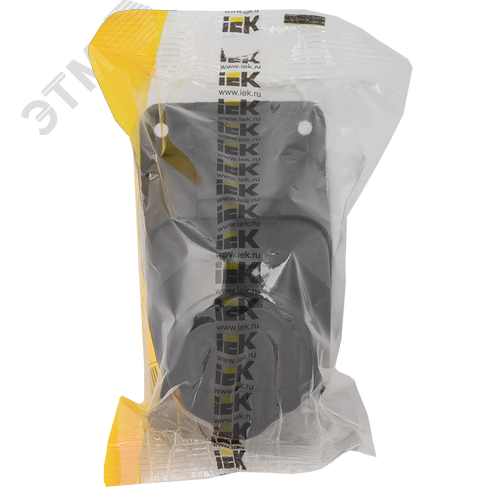 Розетка РБу13-1-0м защитная крышка угловая настенная ОМЕГА IP44 - фото 2