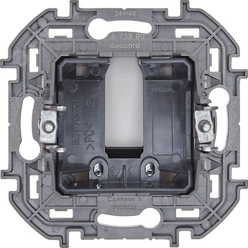 Вывод кабеля с зажимом для кабеля белый INSPIRIA - фото 2