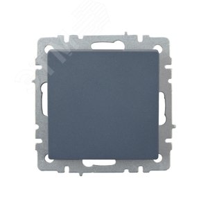 BRITE Выключатель одноклавишный проходной 10А ВС10-1-6-БрМ маренго - фото 2