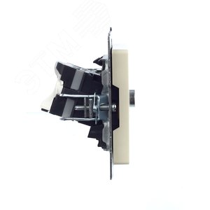 BRITE Розетка двойная TV+RJ45 кат.5E РТВ/РК12-БрКр бежевый - фото 3