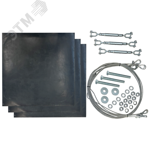 Изображение товара Комплект дополнительный для мачты 7м оцинкованная сталь (компл)