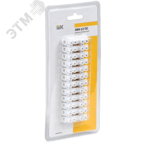 Клеммник ЗВИ-10 2.5-6мм.кв. 12пар не поддерживающий горения - фото 2