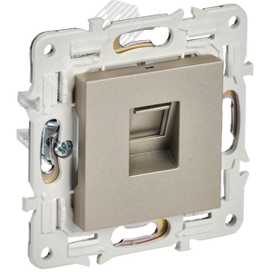 SKANDY Розетка компьютерная RJ45 кат.5E SK-K01Sh шампань IEK - фото 1