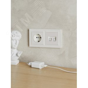 BRITE Рамка 2 поста РУ-2-БрЖ жемчуг - фото 6