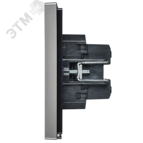 FORTE&PIANO Выключатель 2-клавишный перекрестный 10А FP509 сталь IEK - фото 3