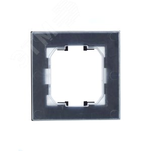 BRITE Рамка 1 пост IP44 РУ-1-БрГ-44 графит - фото 4