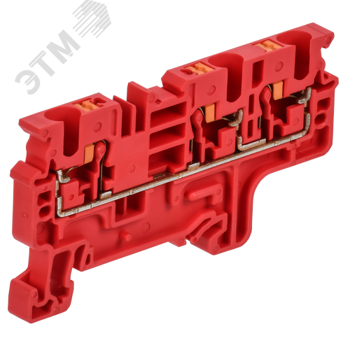 ARMAFIX Клемма пружинная Push In CP-MC 3 вывода 4мм2 красная IEK - фото 1