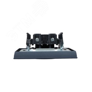 BRITE Розетка 1 пост без заземления без защитных шторок 10А в сборе РСР10-1-0-БрМ маренго IEK - фото 5