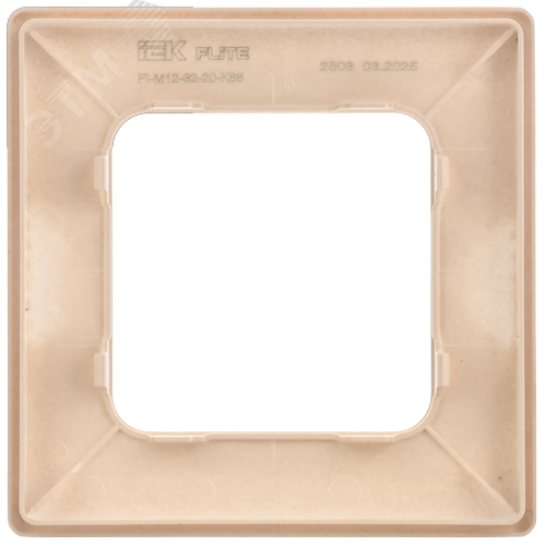 FLITE CLASSIC Рамка 1-местная РУ-1-К-ФлЛ льняной IEK - фото 3