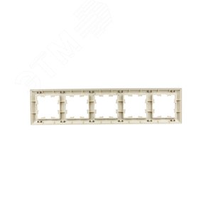 BRITE Рамка 5 постов РУ-5-Бр бежевый/шампань IEK - фото 3