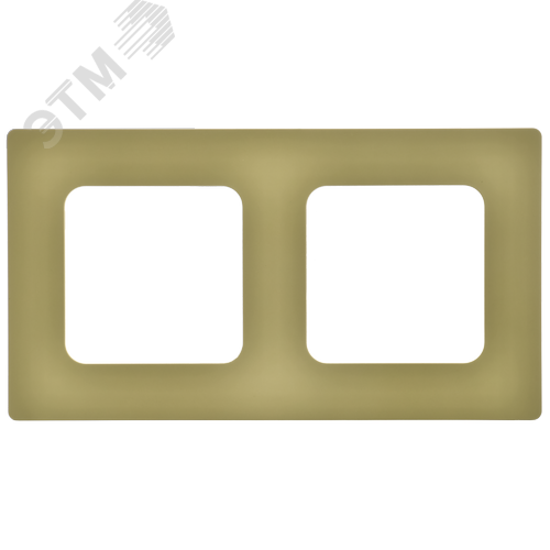 FLITE CLASSIC Рамка 2-местная РУ-2-К-ФлО оливковый IEK - фото 3