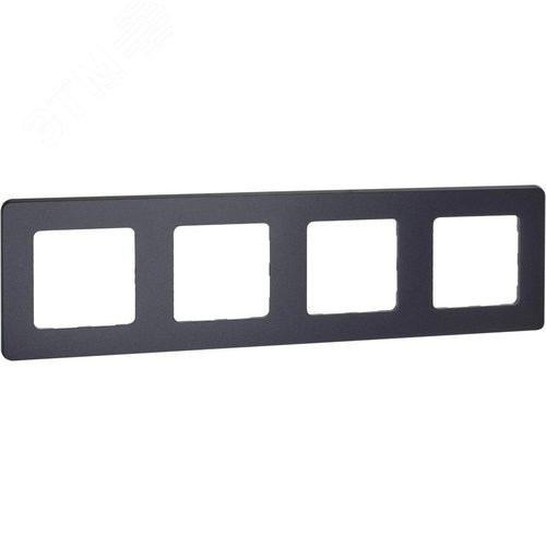 Изображение товара Рамка 4-местная антрацит INSPIRIA (шт)