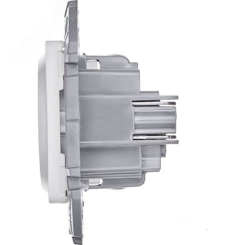 Розетка 1-местная с заземлением с защитными шторками 16А белый INSPIRIA - фото 4