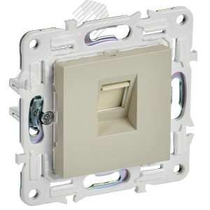 SKANDY Розетка компьютерная RJ45 кат.5E SK-K01B бежевый IEK - фото 1