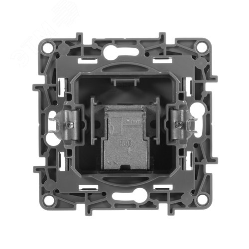 Розетка TV оконечная антрацит ETIKA - фото 2