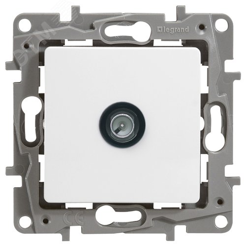 Розетка TV оконечная белый ETIKA - фото 3