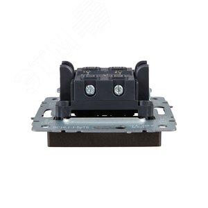 BRITE Выключатель одноклавишный перекрестный 10А ВС10-1-3-БрТБ бронза - фото 4