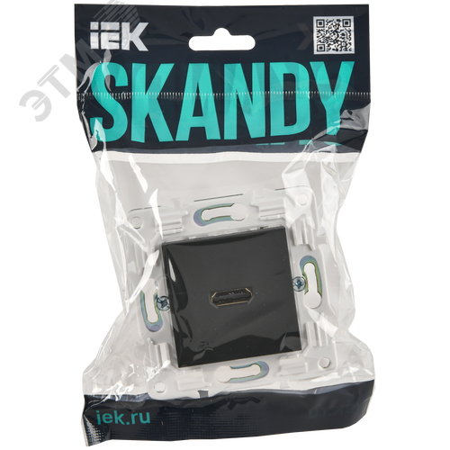 SKANDY Розетка HDMI SK-H01G графит IEK - фото 2