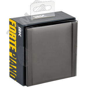 FORTE&PIANO Выключатель 1-клавишный самовозвратный 10А FP310 серый IEK - фото 2