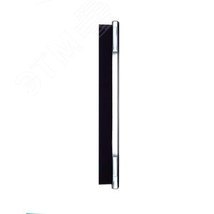 BRITE Рамка 1 пост РУ-1-2-БрЧ стекло черный - фото 3