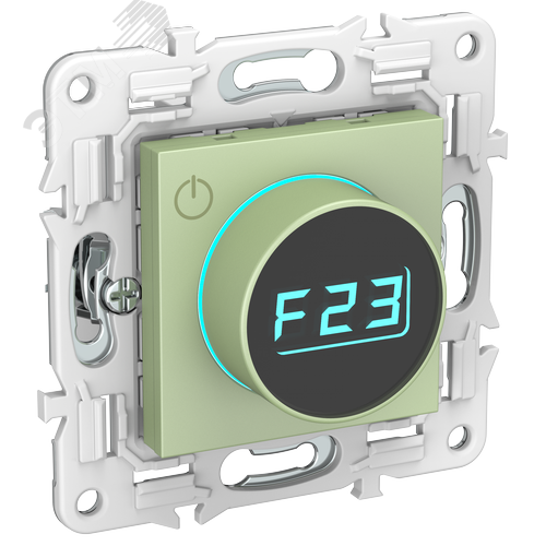 SKANDY Термостат электронный с индикацией SK-T01G мятный IEK - фото 1