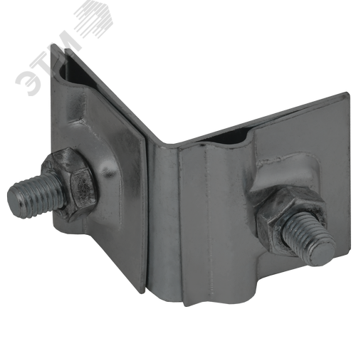 Изображение товара Держатель проводника круглого 6-10 мм для фальца угловой h 40 мм оцинкованная сталь TD (шт)