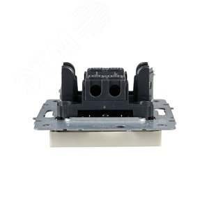 BRITE Выключатель одноклавишный 10А ВС10-1-0-БрКр бежевый - фото 4