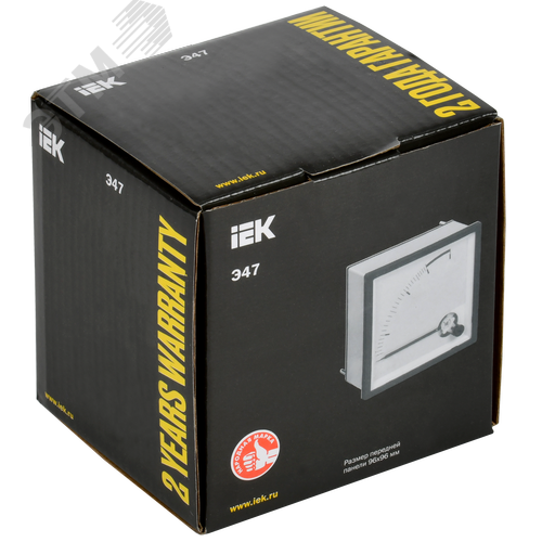 Амперметр Э47 2500/5А класс точности 1,5 96х96 мм - фото 2