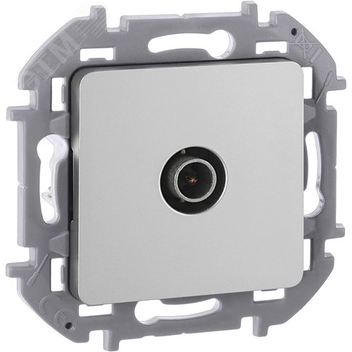 Изображение товара Розетка TV тип звезда алюминий INSPIRIA (шт)