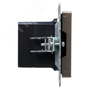 BRITE Розетка USB A+C 18Вт РЮ11-1-БрС сталь - фото 3