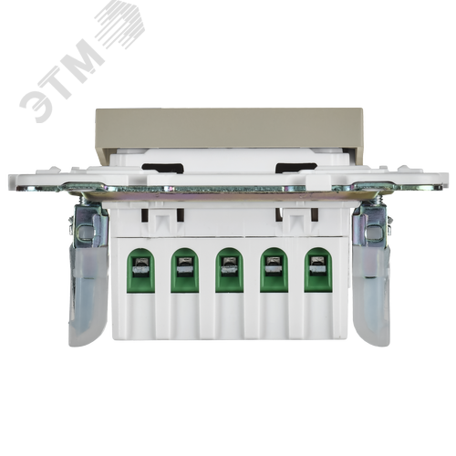 SKANDY Кнопка звонка с индикацией для отелей 10А SK-V17B бежевый IEK - фото 3