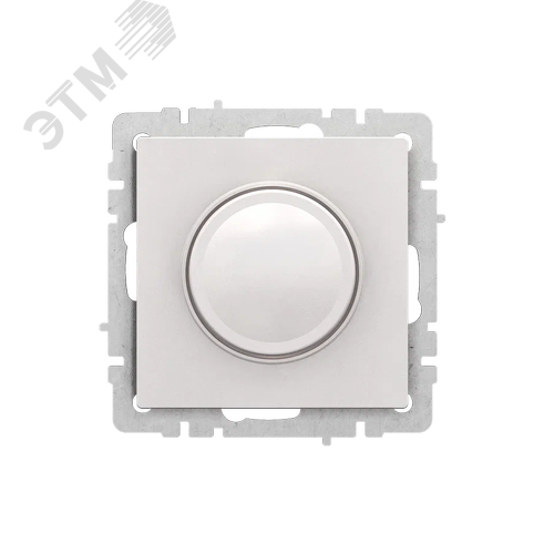 BRITE Светорегулятор поворотно-нажимной 600Вт СС10-1-0-БрЖ жемчуг - фото 3