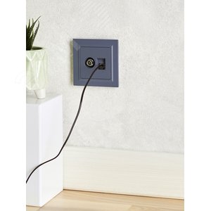 BRITE Розетка двойная TV+RJ45 кат.5E РТВ/РК12-БрМ маренго - фото 8