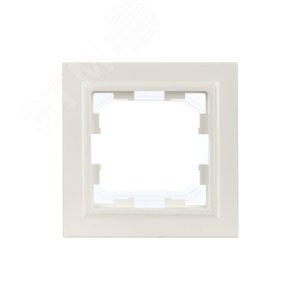 BRITE Рамка 1 пост IP44 РУ-1-БрЖ-44 жемчуг - фото 2