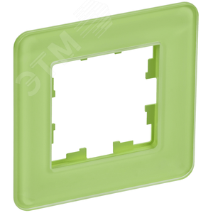 Изображение товара BRITE Рамка 1 пост РУ-1-2-Бр стекло эко грин RE IEK (шт)