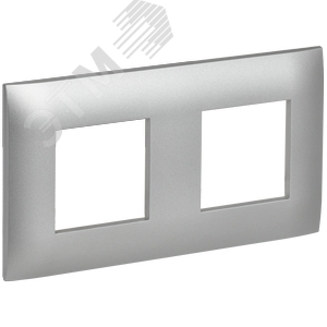 Изображение товара SKANDY Рамка 2-местная SK-F02S серебряный IEK (шт)