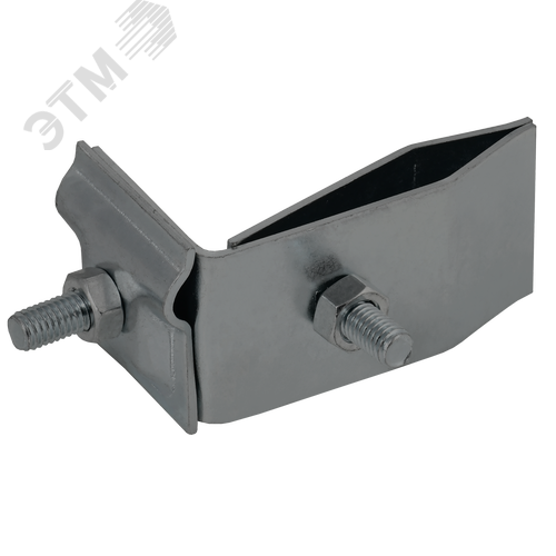 Изображение товара Держатель проводника круглого 6-10 мм для фальца угловой h 70 мм оцинкованная сталь TD (шт)