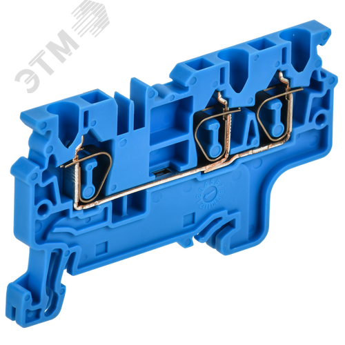 ARMAFIX Клемма пружинная CX2.5-3 BU 2,5мм2 трехконтактная синяя IEK - фото 2