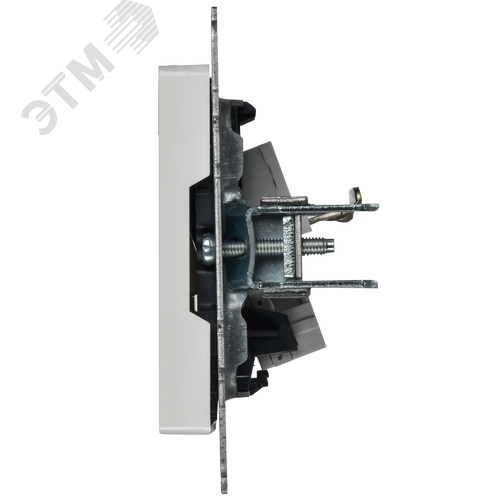 BRITE Розетка телефонная RJ11 РТ10-БрБ белый IEK - фото 3