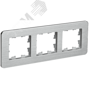 Изображение товара BRITE Рамка 3 поста РУ-3-1-Бр металл алюминий RE AL IEK (шт)