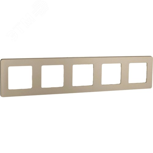 Рамка 5-местная шампань INSPIRIA - фото 1