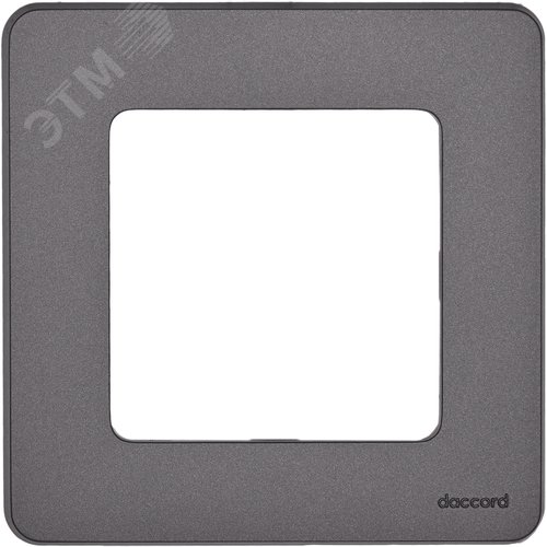 Рамка 1-местная дымчатый INSPIRIA - фото 2