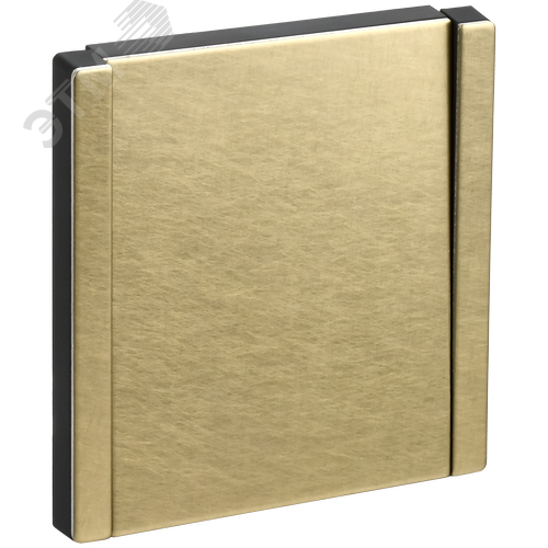 Изображение товара FORTE&PIANO Выключатель 1-клавишный 10А FP601M металл шампань IEK (шт)