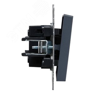 BRITE Выключатель одноклавишный проходной 10А ВС10-1-6-БрМ маренго - фото 3