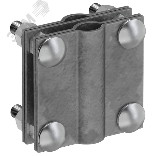 Изображение товара Зажим заземления с разделителем крестообразный стержень-полоса/пруток оцинкованная сталь TD (шт)