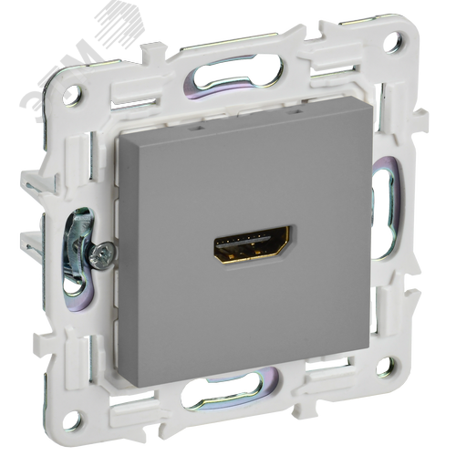 SKANDY Розетка HDMI SK-H01Gr серый IEK - фото 1