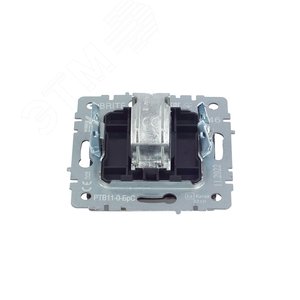 BRITE Розетка TV оконечная РТВ11-0-БрС сталь - фото 5