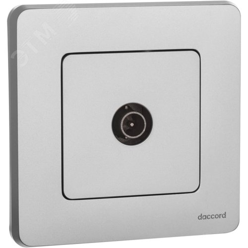 Розетка TV оконечная алюминий INSPIRIA - фото 3