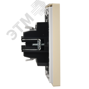 FORTE&PIANO Выключатель 1-клавишный самовозвратный 10А FP410 ваниль IEK - фото 3