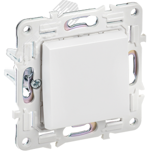 SKANDY Выключатель 1-клавишный кнопочный 10А SK-V14W арктический белый IEK - фото 1